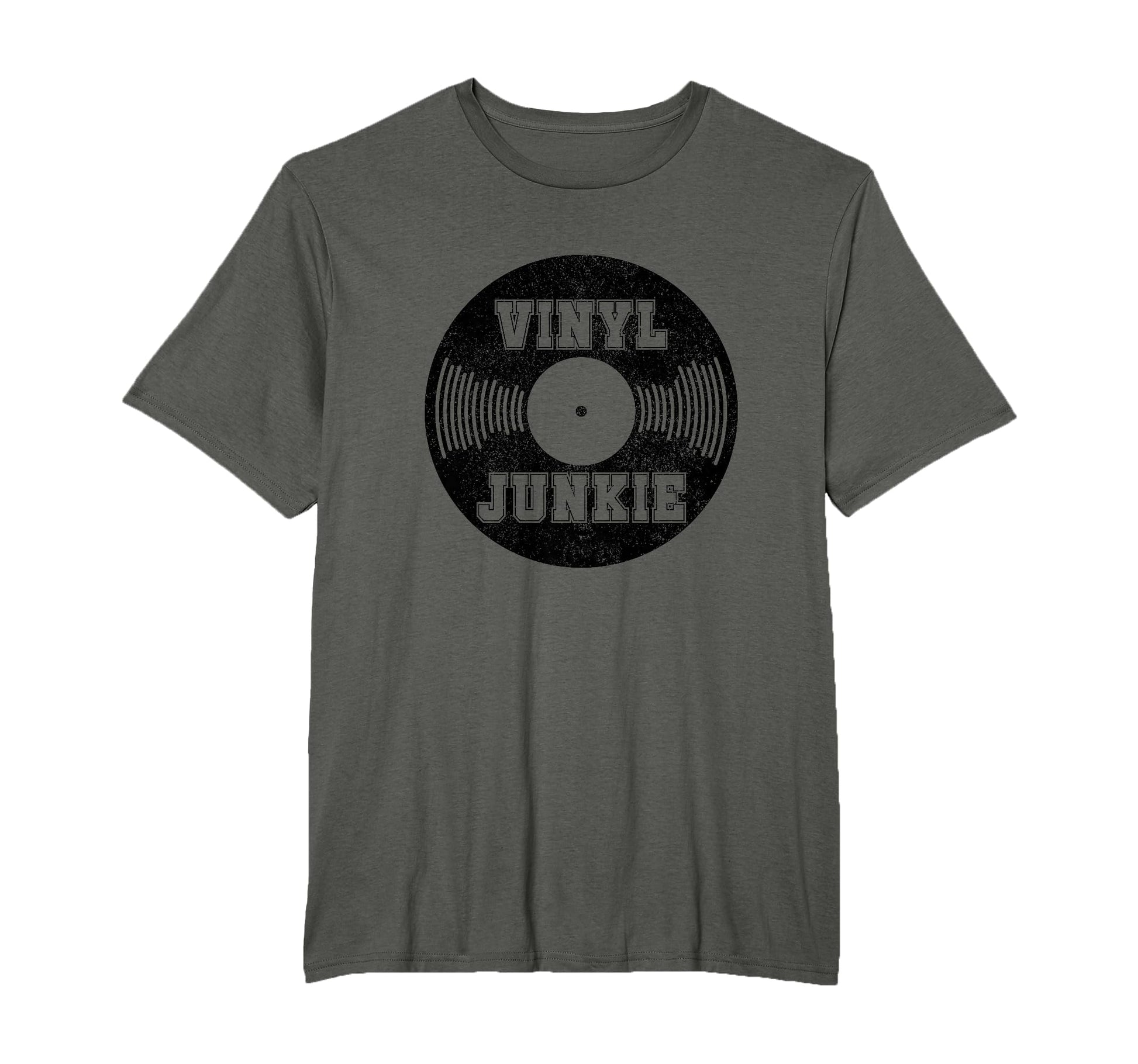 Vinyl Junkie Old School Music Dj Gift T-Shirt - Unique Graphic Unisex - T-Shirt, Sweatshirt, Hoodie