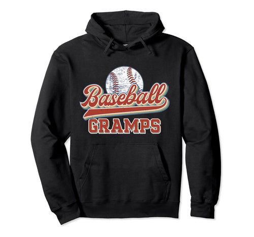 Baseball Gramps Grandpa Best Gramps Hoodie - Novelty Apparel Men Women - T-Shirt, Sweatshirt, Hoodie