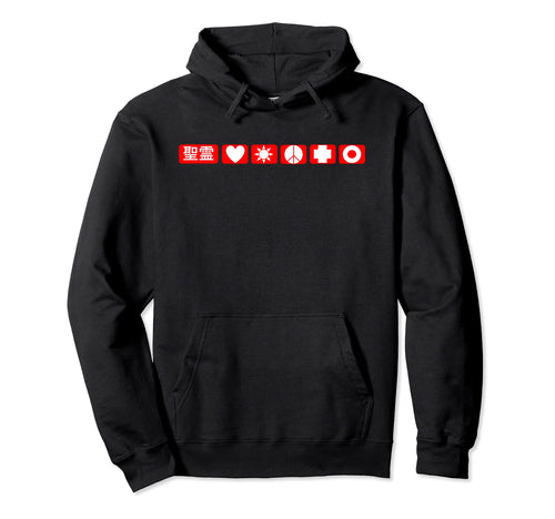 Love Joy Peace Hoodie - Novelty Apparel Men Women - T-Shirt, Sweatshirt, Hoodie