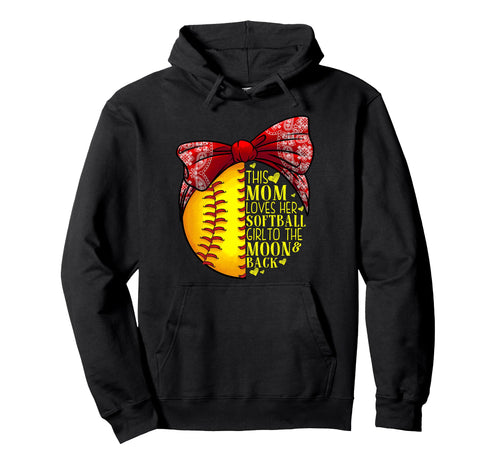 Funny Softball Gift Mom Pitcher Hoodie - Casual Everyday Wear for Adults - T-Shirt, Sweatshirt, Hoodie