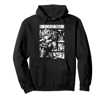 Cyberpunk Anime Manga Mecha Aesthetic Hoodie - Fun Novelty Design Unisex - T-Shirt, Sweatshirt, Hoodie