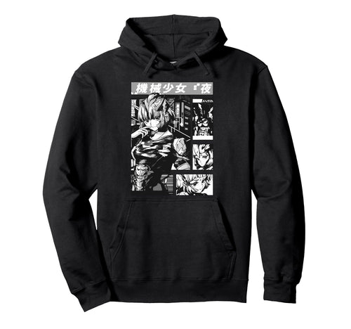 Cyberpunk Anime Manga Mecha Aesthetic Hoodie - Fun Novelty Design Unisex - T-Shirt, Sweatshirt, Hoodie