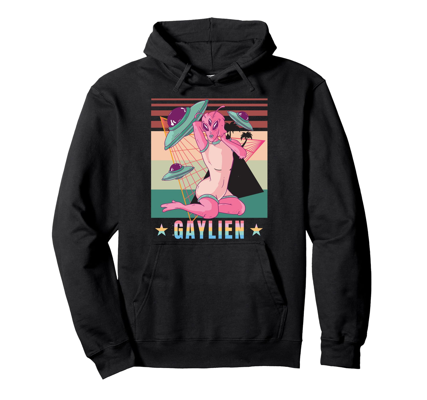 Gay Gaylien Alien Lgbtq Queer Trans Hoodie - Streetwear Style for Adults - T-Shirt, Sweatshirt, Hoodie