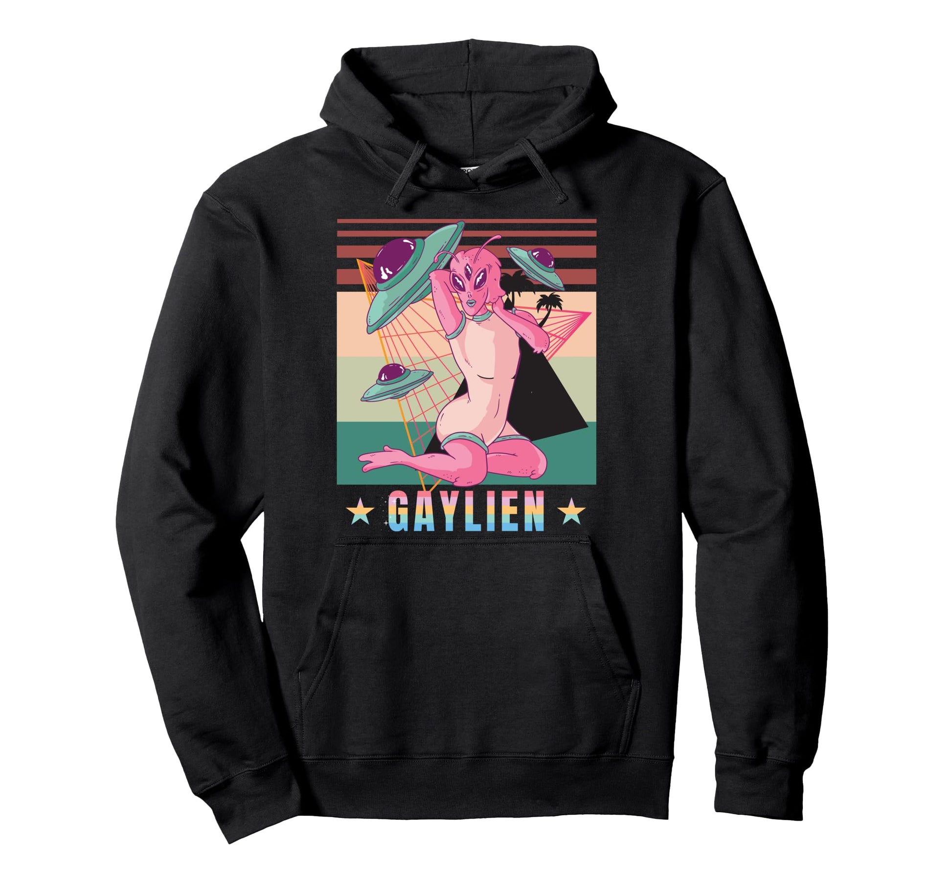 Gay Gaylien Alien Lgbtq Queer Trans Hoodie - Streetwear Style for Adults - T-Shirt, Sweatshirt, Hoodie