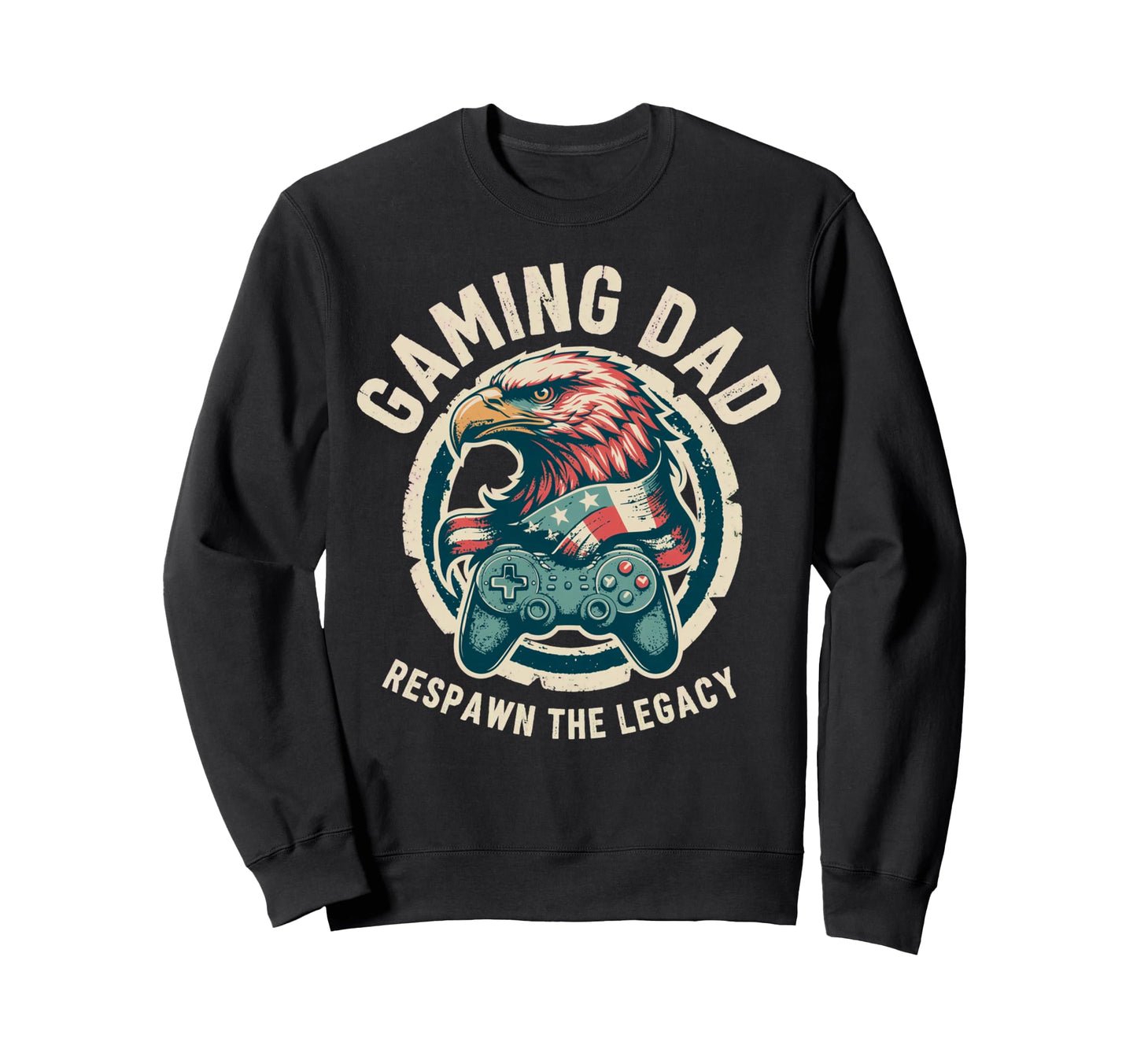 American Fathers Day Respawn Legacy T-Shirt - Unique Graphic Unisex - T-Shirt, Sweatshirt, Hoodie