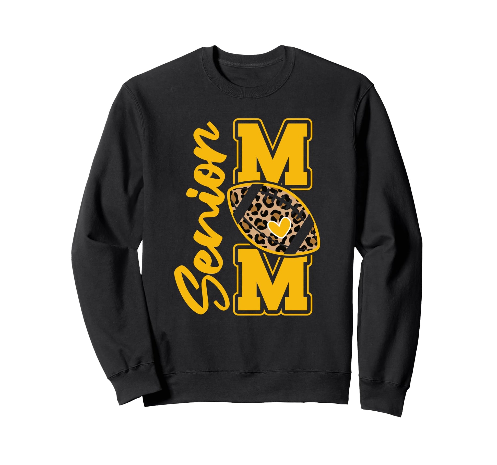 Leopard Black And Yellow High Sweatshirt - Custom Art Print for Adults - T-Shirt, Sweatshirt, Hoodie