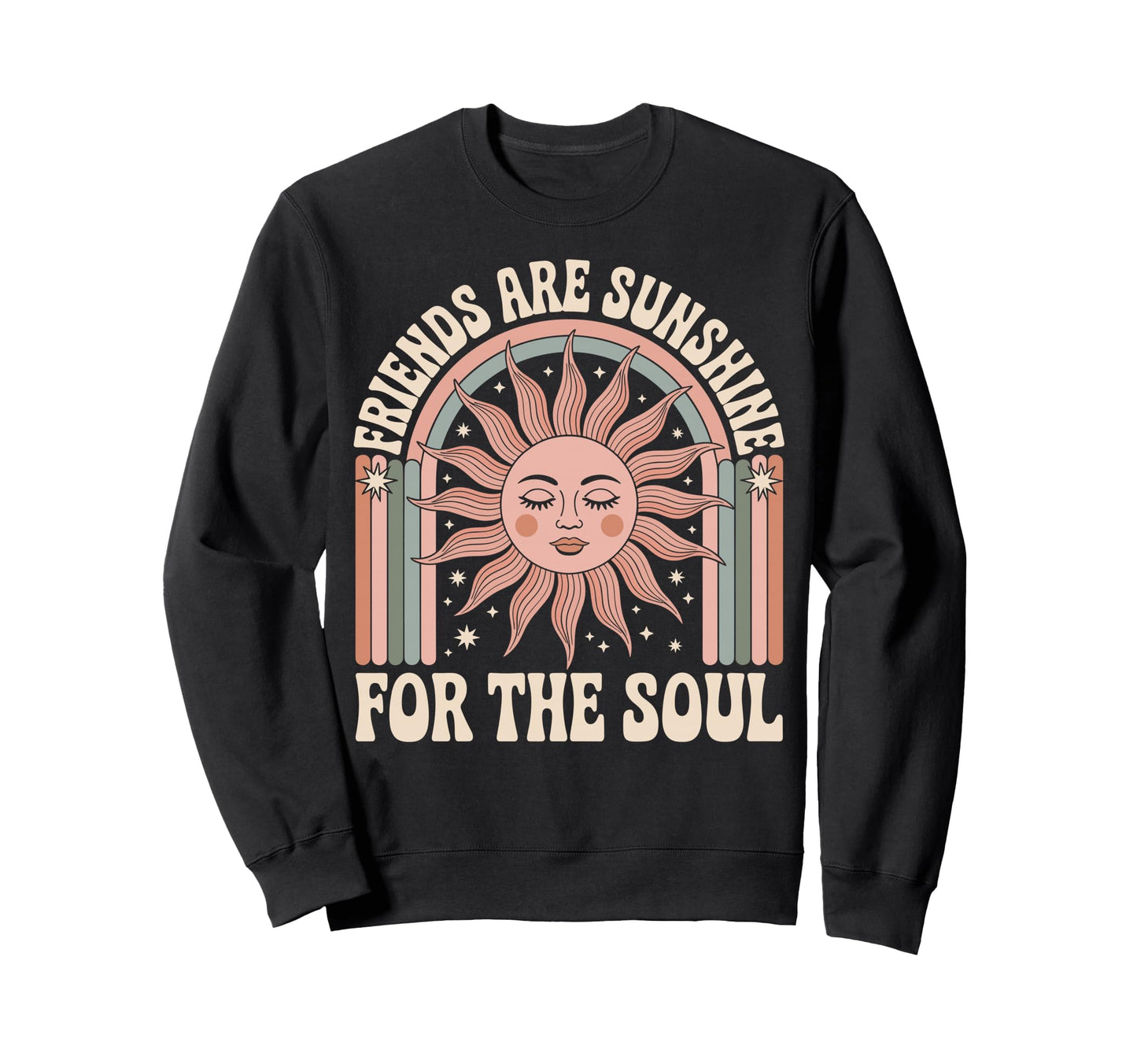 Garden Friends Sun Rainbow Vacation Sweatshirt - Graphic Print Unisex - T-Shirt, Sweatshirt, Hoodie