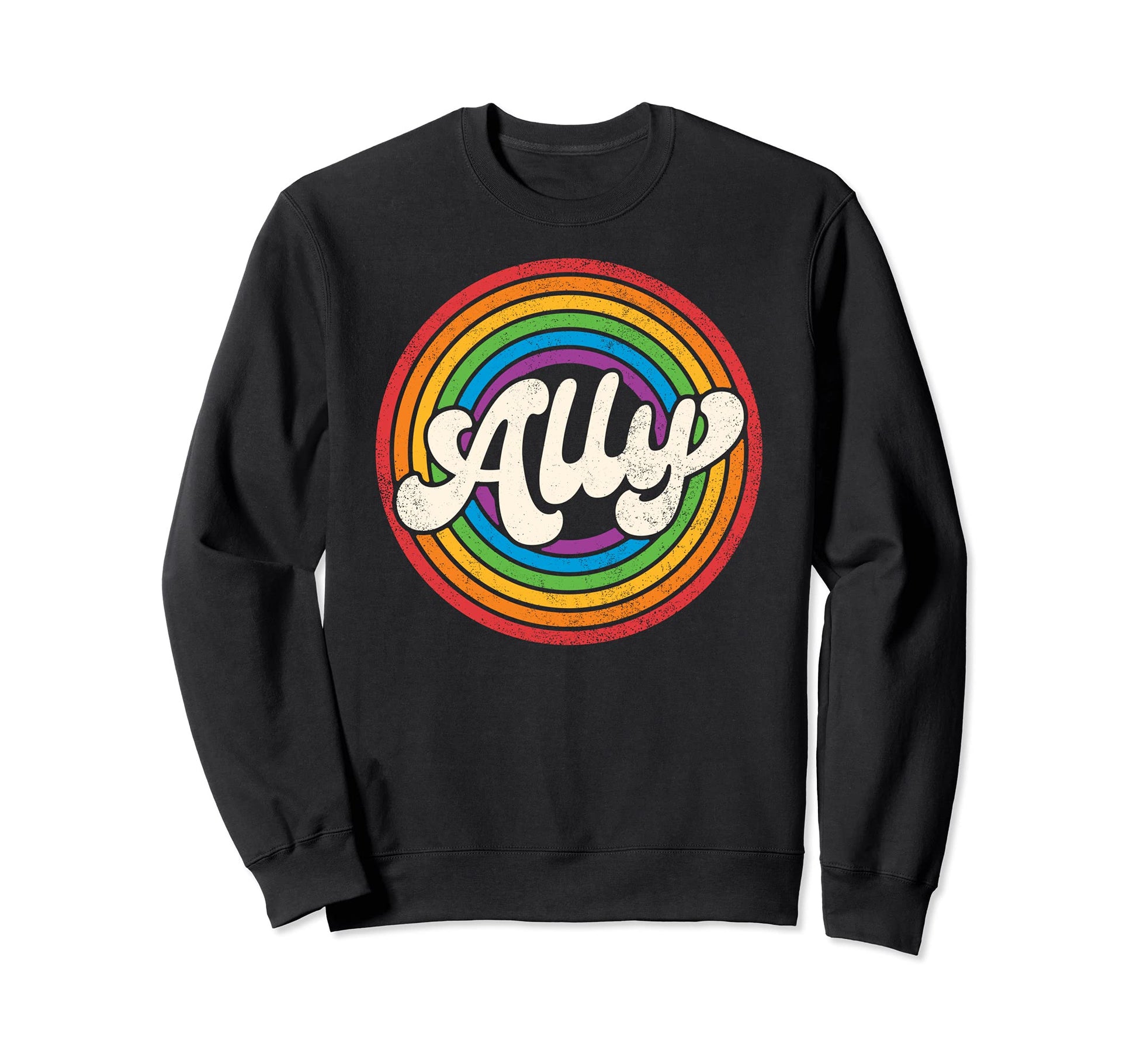 Lgbtq Ally Lesbian Gay Pride Lgbt Sweatshirt - Custom Art Print for Adults - T-Shirt, Sweatshirt, Hoodie