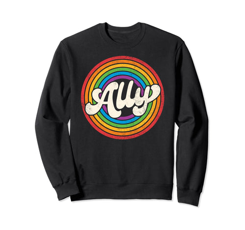 Lgbtq Ally Lesbian Gay Pride Lgbt Sweatshirt - Custom Art Print for Adults - T-Shirt, Sweatshirt, Hoodie