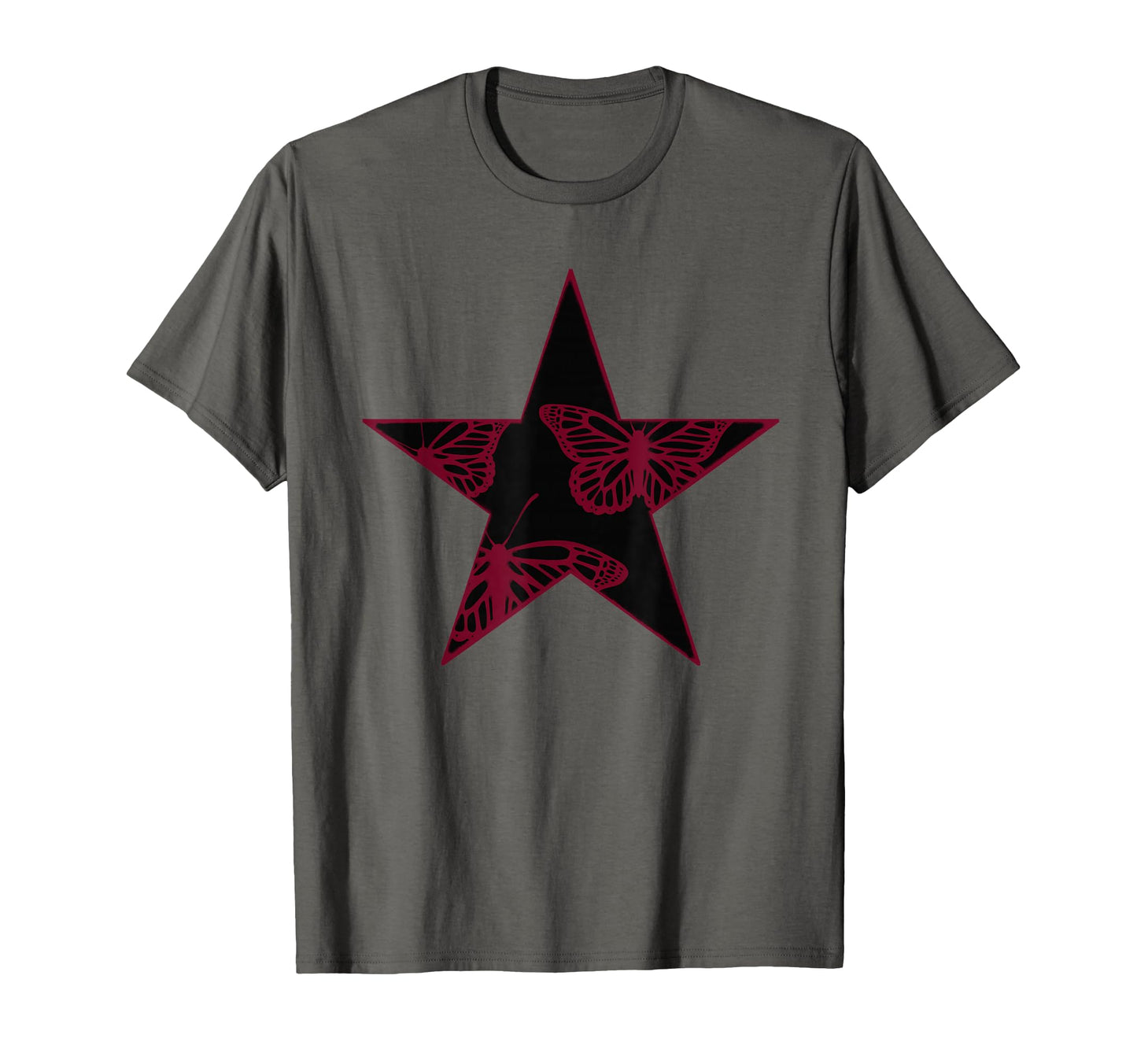 Star Stencil Graffiti Art Goth Grunge T-Shirt - Streetwear Style Men Women - T-Shirt, Sweatshirt, Hoodie