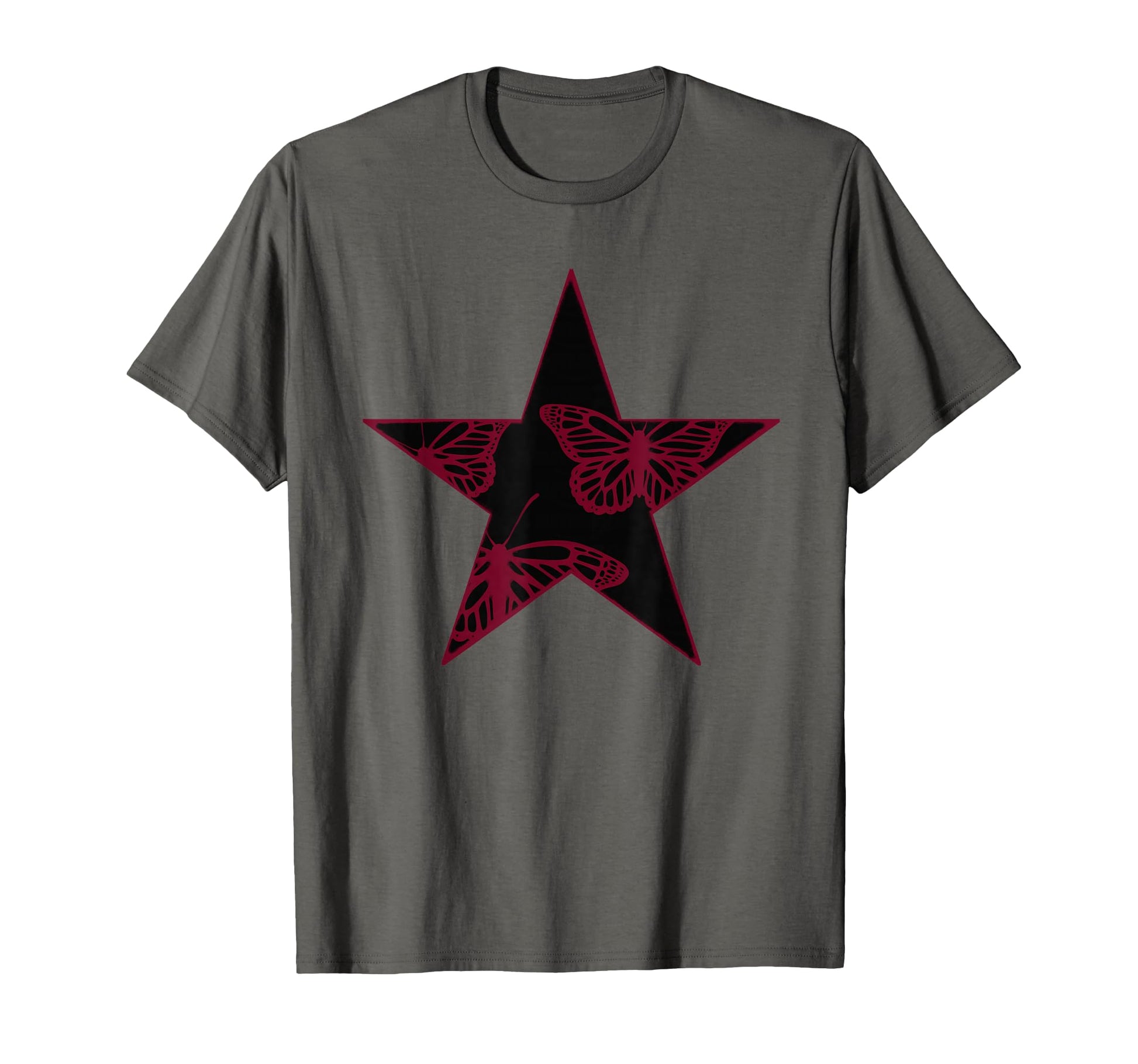 Star Stencil Graffiti Art Goth Grunge T-Shirt - Streetwear Style Men Women - T-Shirt, Sweatshirt, Hoodie
