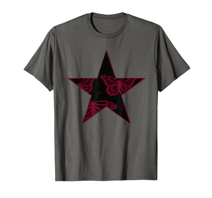 Star Stencil Graffiti Art Goth Grunge T-Shirt - Streetwear Style Men Women - T-Shirt, Sweatshirt, Hoodie