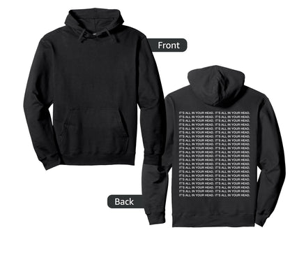 Its All Your Head Sad Boi Aesthetic Hoodie - Aesthetic Graphic for Adults - T-Shirt, Sweatshirt, Hoodie