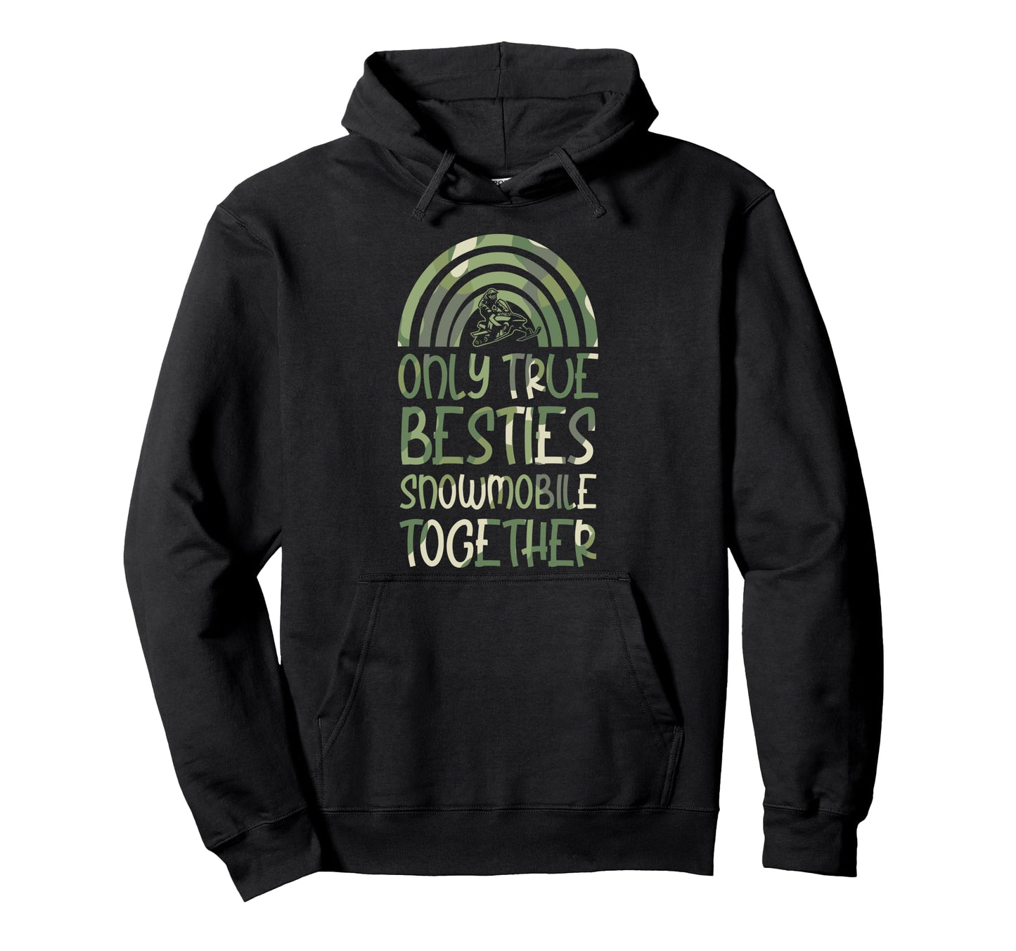 Only True Besties Snowmobile Together Hoodie - Streetwear Style Men Women - T-Shirt, Sweatshirt, Hoodie