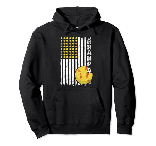 Baseball Grandpa Grandfather Gramps Hoodie - Graphic Print for Adults - T-Shirt, Sweatshirt, Hoodie