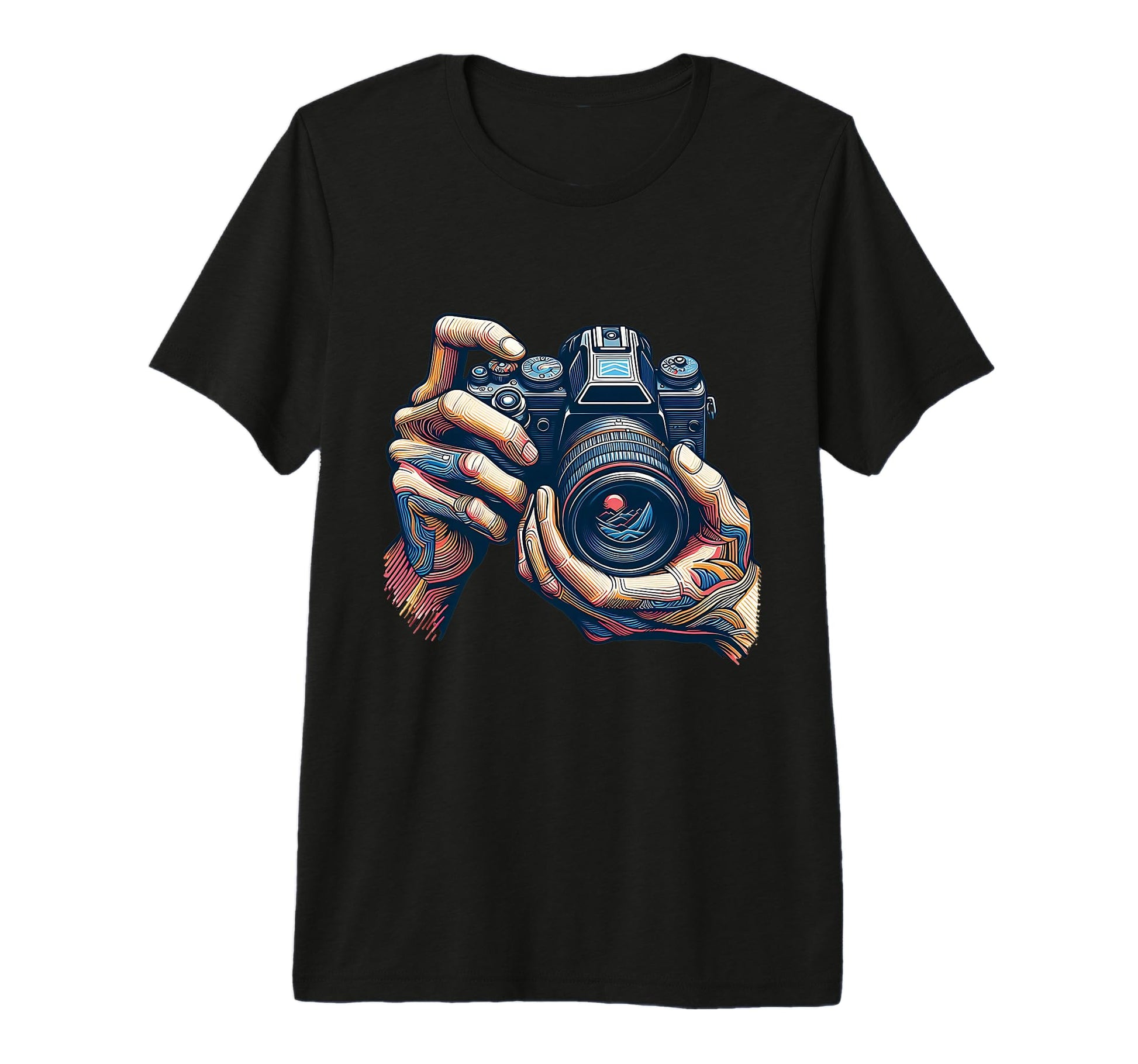 Analog Slr Camera Art Photographer Film T-Shirt - Unique Graphic Unisex - T-Shirt, Sweatshirt, Hoodie