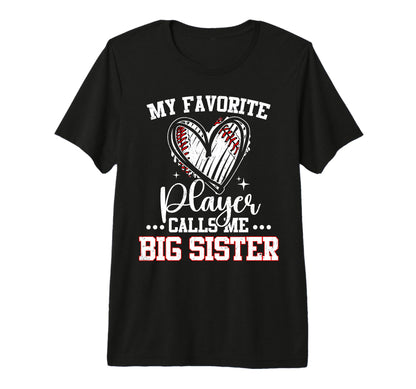 My Favorite Baseball Player Calls Me Big T-Shirt - Minimalist Print Unisex - T-Shirt, Sweatshirt, Hoodie