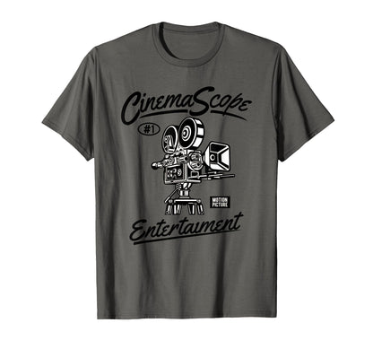 Cinema Movie Camera T-Shirt - Aesthetic Graphic Men Women - T-Shirt, Sweatshirt, Hoodie