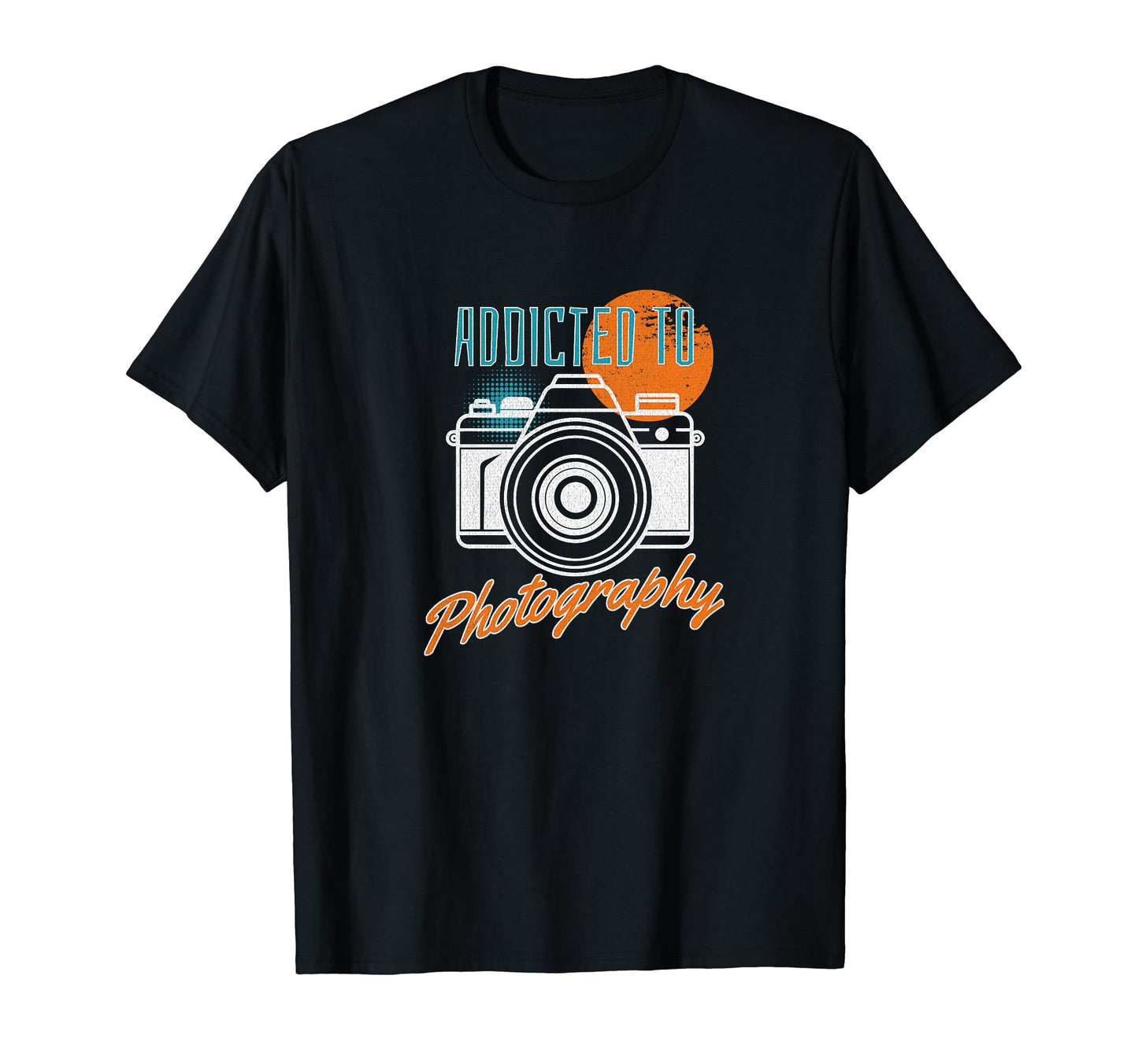 Addicted To Photography Camera Lovers T-Shirt - Minimalist Print Men Women - T-Shirt, Sweatshirt, Hoodie