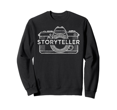 Photo Camera Storyteller Sweatshirt - Custom Art Print Men Women - T-Shirt, Sweatshirt, Hoodie