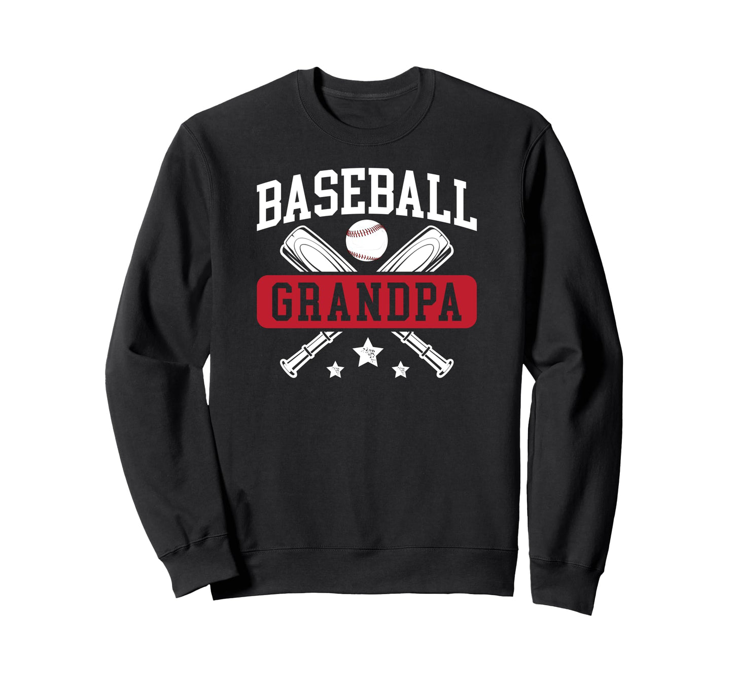 Baseball Grandpa Proud Baseball Sweatshirt - Graphic Print for Adults - T-Shirt, Sweatshirt, Hoodie