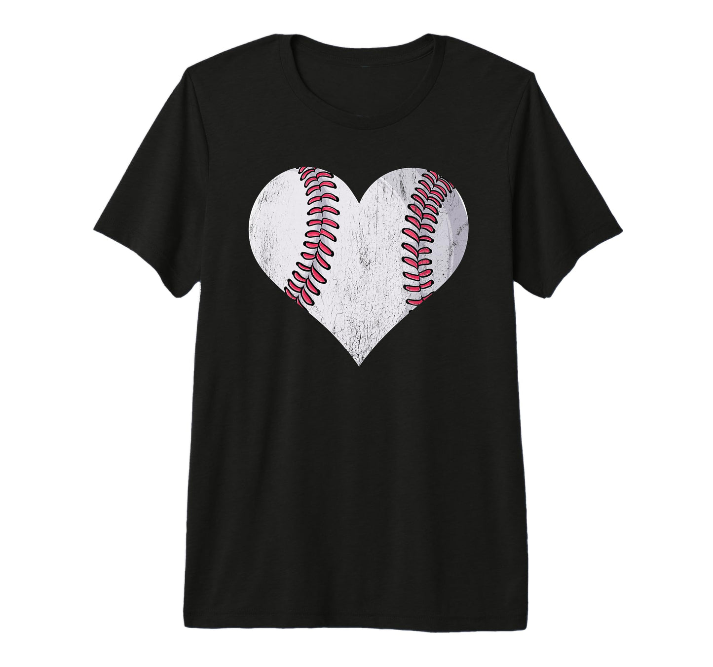 Baseball Heart Mom Mama Mothers Day T-Shirt - Aesthetic Graphic for Adults - T-Shirt, Sweatshirt, Hoodie