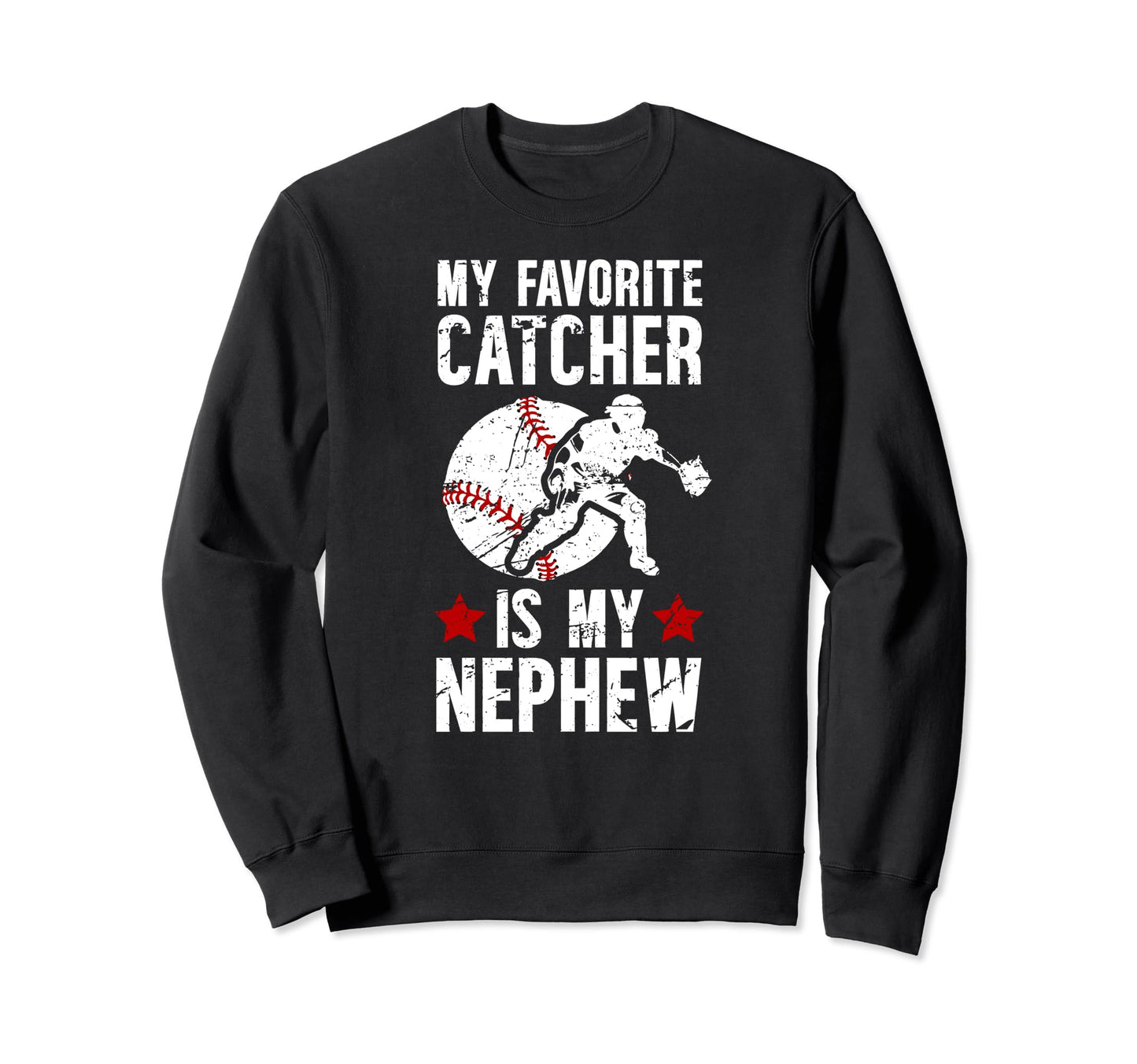 Baseball Catcher Aunt Proud Baseball Sweatshirt - Trendy Graphic Men Women - T-Shirt, Sweatshirt, Hoodie