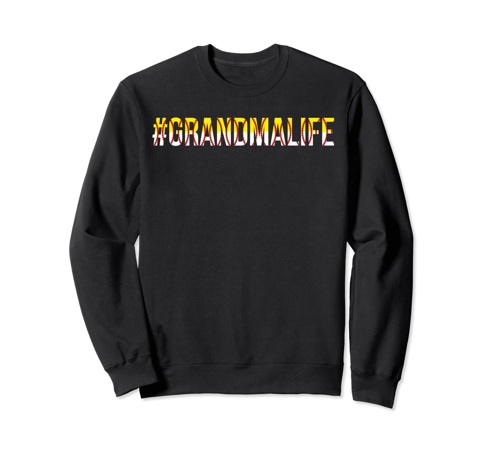Softball Baseball Grandma Life Sweatshirt - Aesthetic Graphic for Adults - T-Shirt, Sweatshirt, Hoodie