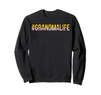 Softball Baseball Grandma Life Sweatshirt - Aesthetic Graphic for Adults - T-Shirt, Sweatshirt, Hoodie