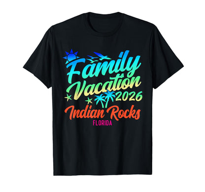 Indian Rocks Beach Florida Family T-Shirt - Custom Art Print Unisex - T-Shirt, Sweatshirt, Hoodie