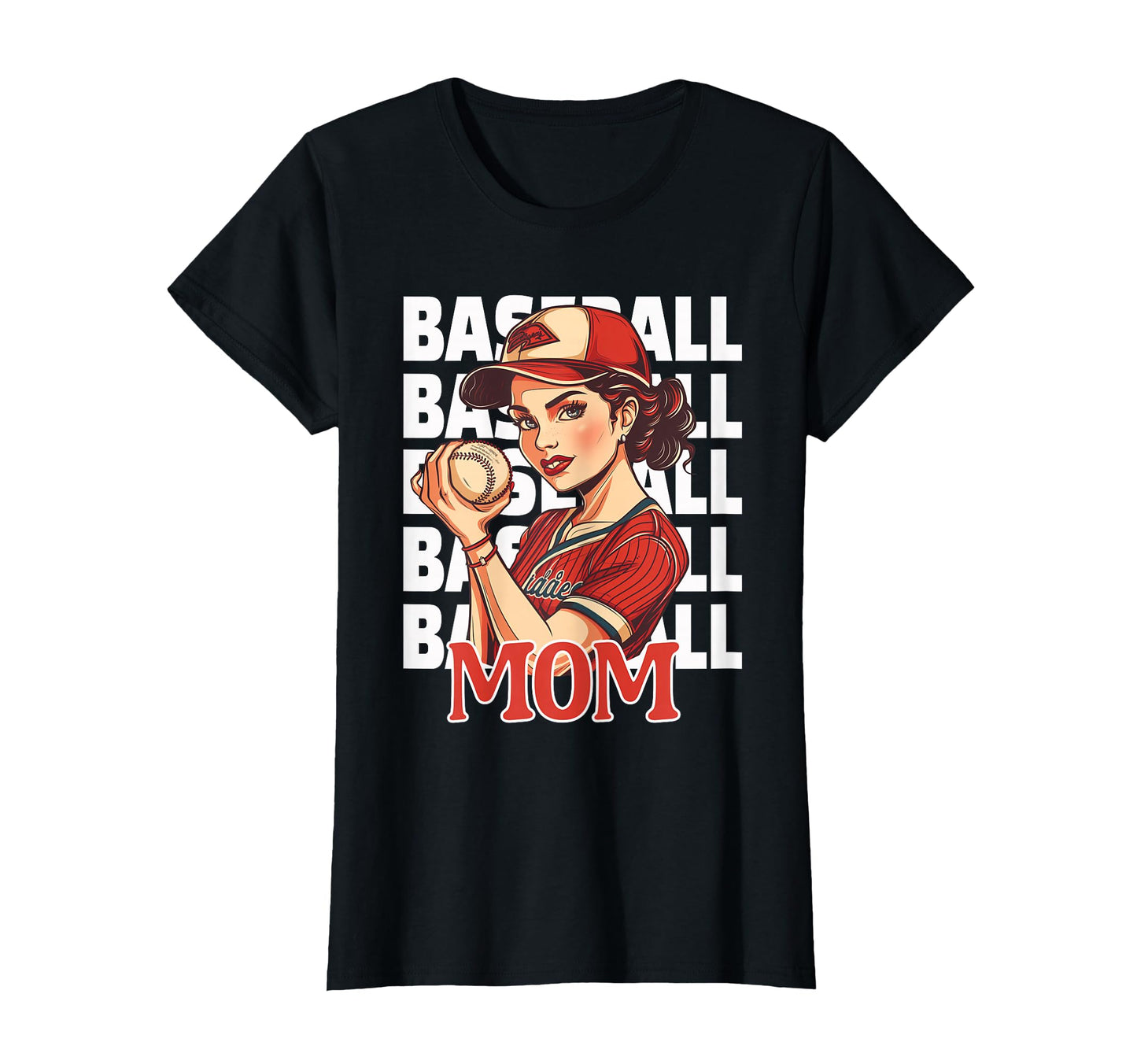 Proud Baseball Mom Game Days T-Shirt - Minimalist Print for Adults - T-Shirt, Sweatshirt, Hoodie