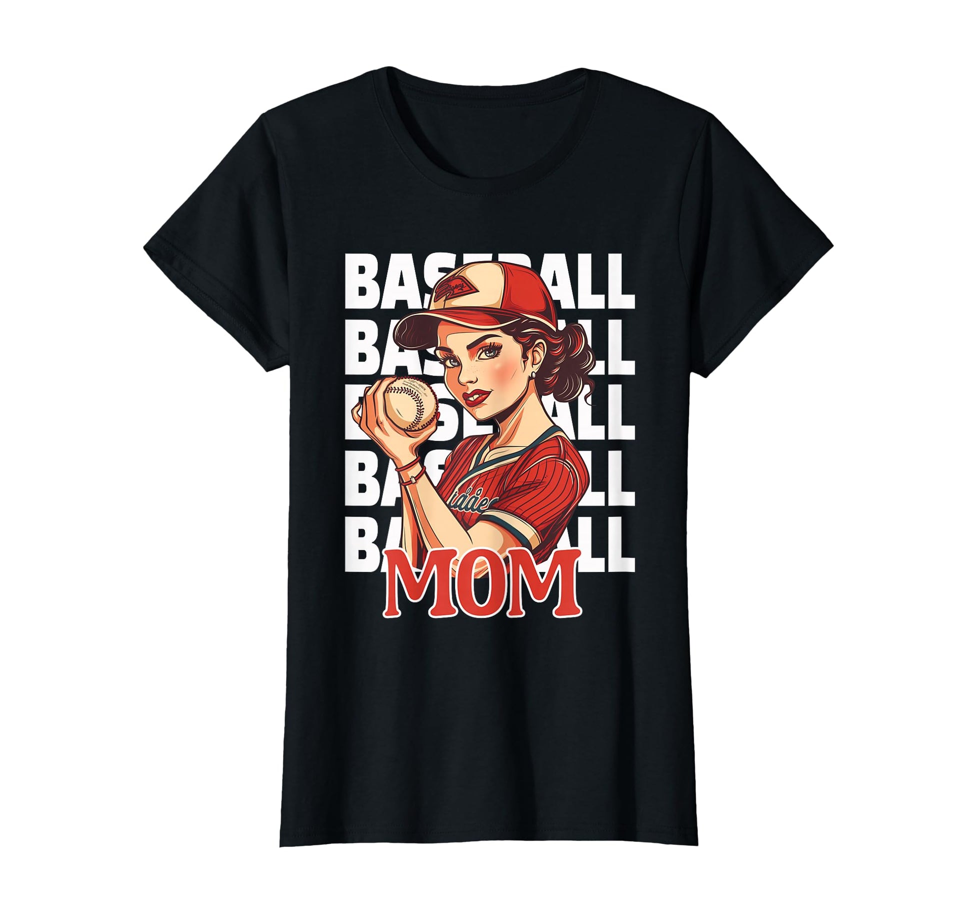 Proud Baseball Mom Game Days T-Shirt - Minimalist Print for Adults - T-Shirt, Sweatshirt, Hoodie