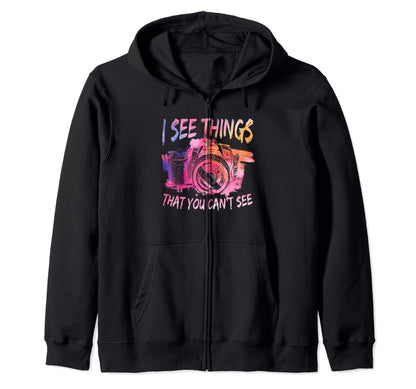 Funny Photographer Camera Sweatshirt - Casual Everyday Wear Unisex - T-Shirt, Sweatshirt, Hoodie