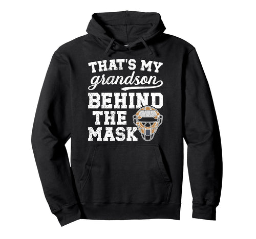 Proud Baseball Catcher Grandma Baseball Hoodie - Graphic Print Unisex - T-Shirt, Sweatshirt, Hoodie