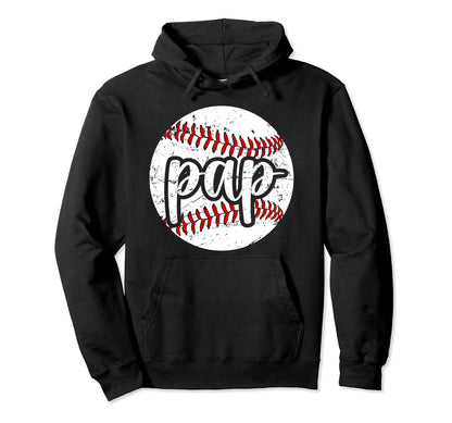 Pap Proud Baseball Pap Baseball Hoodie - Casual Everyday Wear for Adults - T-Shirt, Sweatshirt, Hoodie