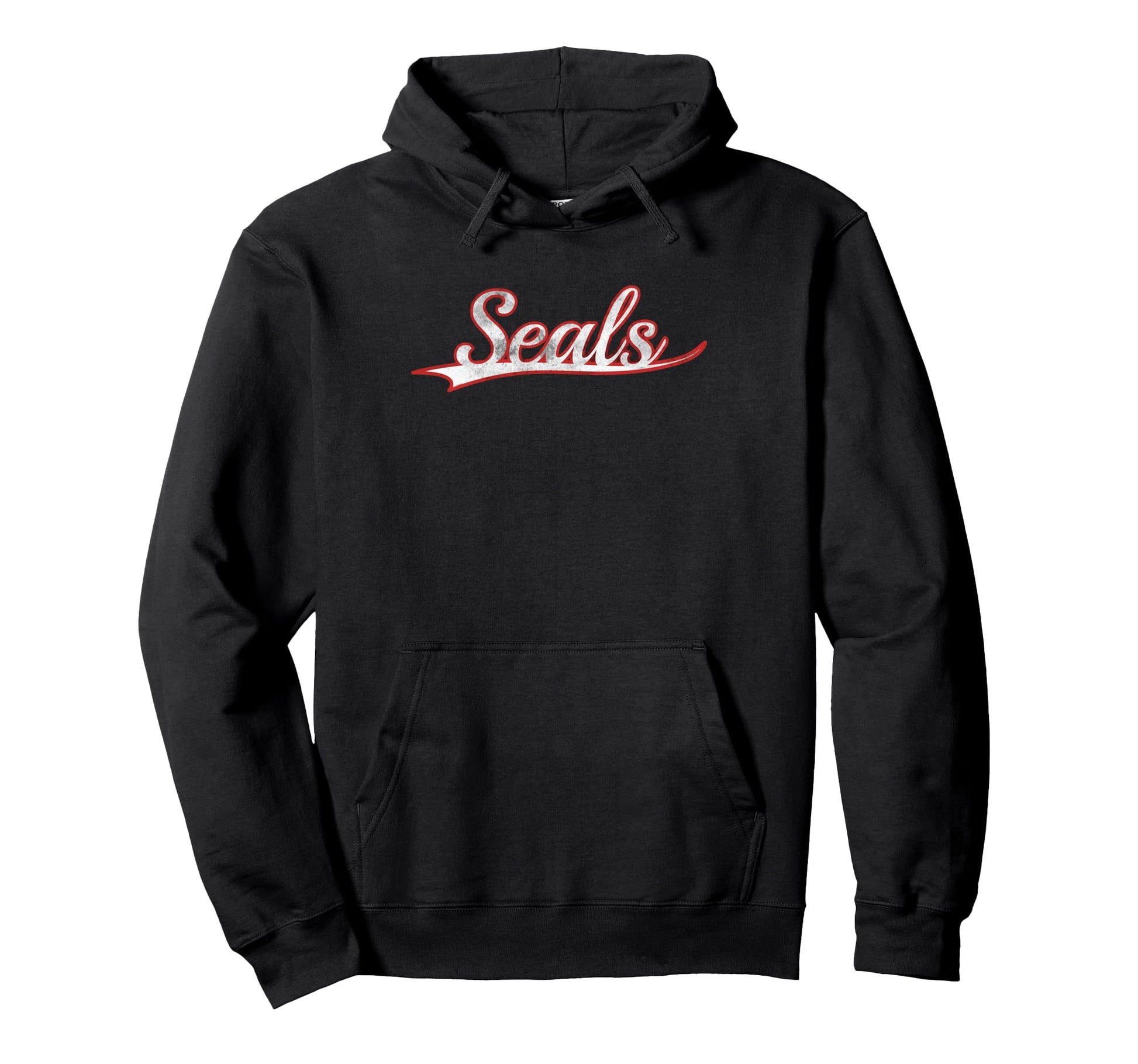 Seals Animal Lover Varsity Distressed Hoodie - Novelty Apparel Men Women - T-Shirt, Sweatshirt, Hoodie