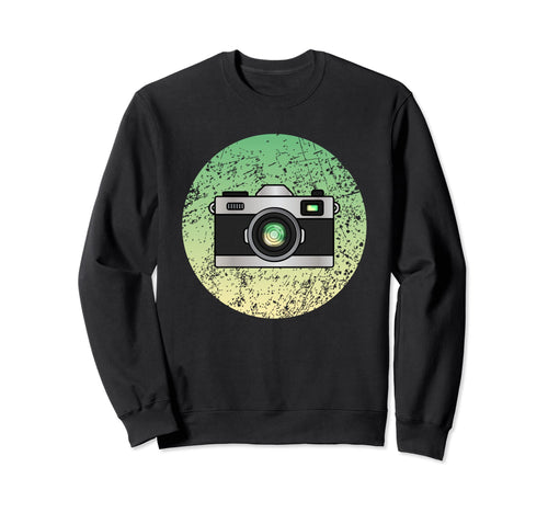 Photography Camera Distress Sweatshirt - Trendy Graphic Men Women - T-Shirt, Sweatshirt, Hoodie
