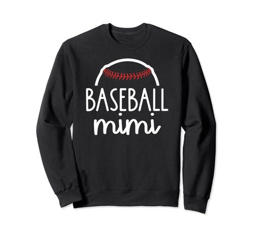 Baseball Mimi Baseball Game Day Sweatshirt - Aesthetic Graphic for Adults - T-Shirt, Sweatshirt, Hoodie
