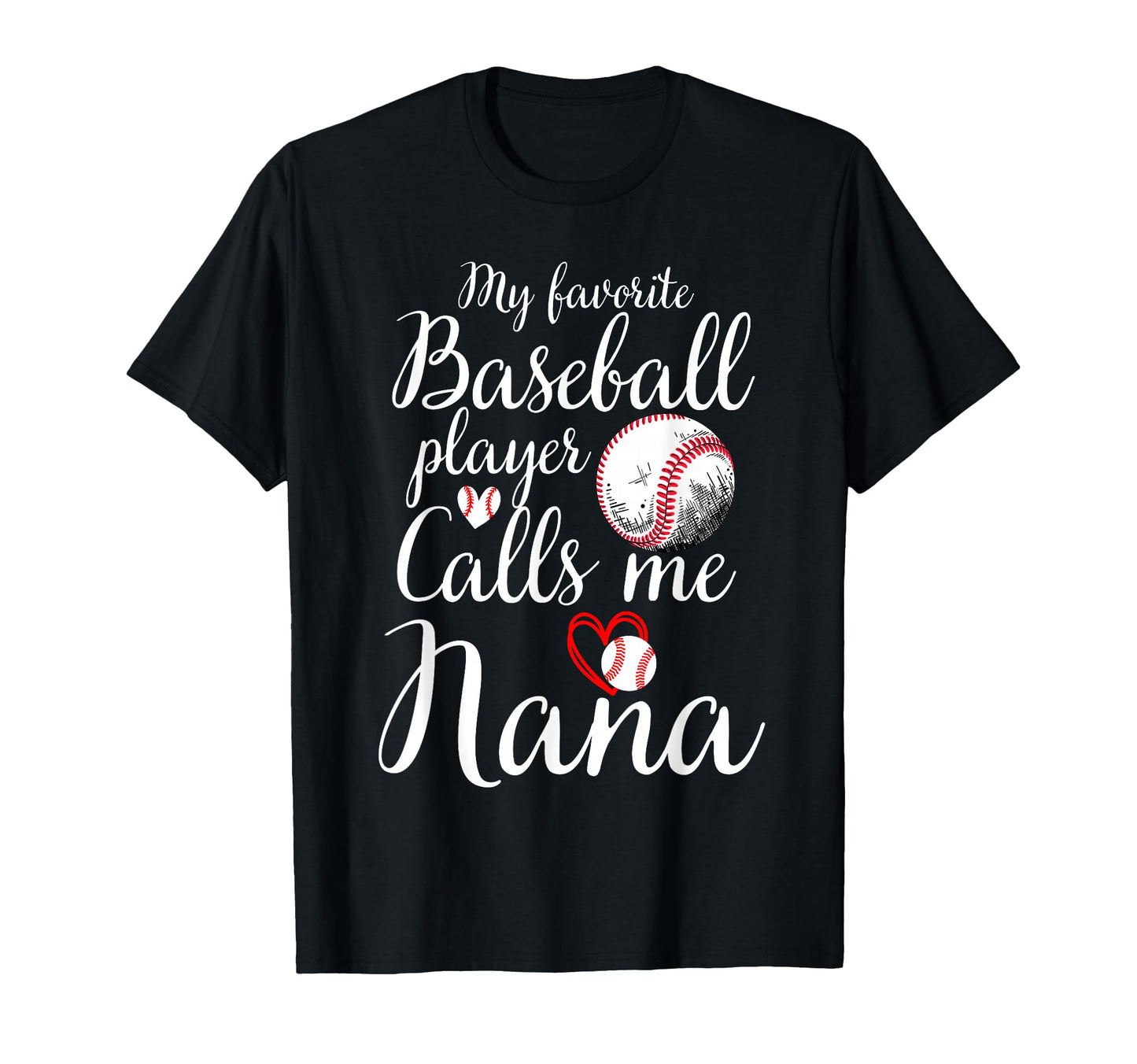 My Favorite Baseball Player Calls Me T-Shirt - Aesthetic Graphic Unisex - T-Shirt, Sweatshirt, Hoodie