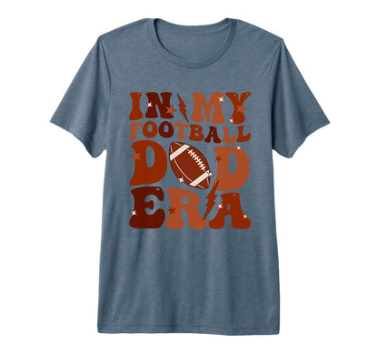 Groovy My Football Dad Era Fathers Day T-Shirt - Graphic Print Men Women - T-Shirt, Sweatshirt, Hoodie