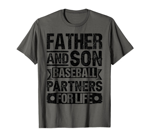 Father Son Baseball Partners Life T-Shirt - Minimalist Print Unisex - T-Shirt, Sweatshirt, Hoodie