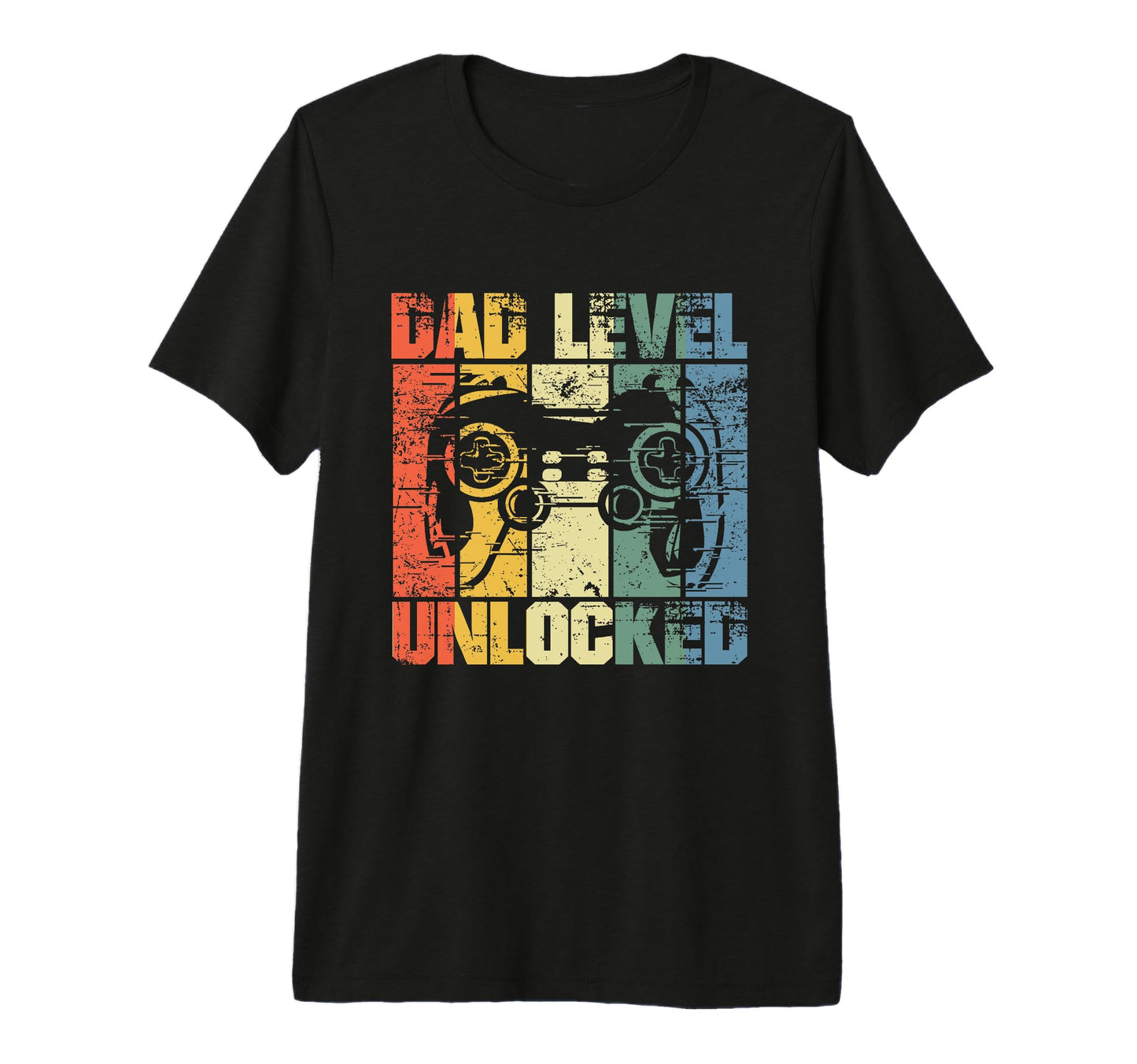Dad Level Unlocked Gaming T-Shirt - Casual Everyday Wear for Adults - T-Shirt, Sweatshirt, Hoodie