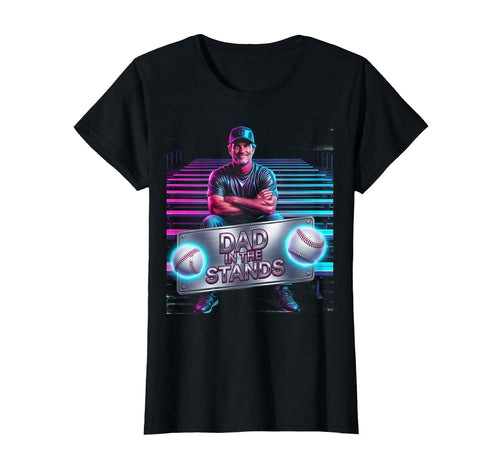 Dad Stands Softball Dad T-Shirt - Unique Graphic Unisex - T-Shirt, Sweatshirt, Hoodie