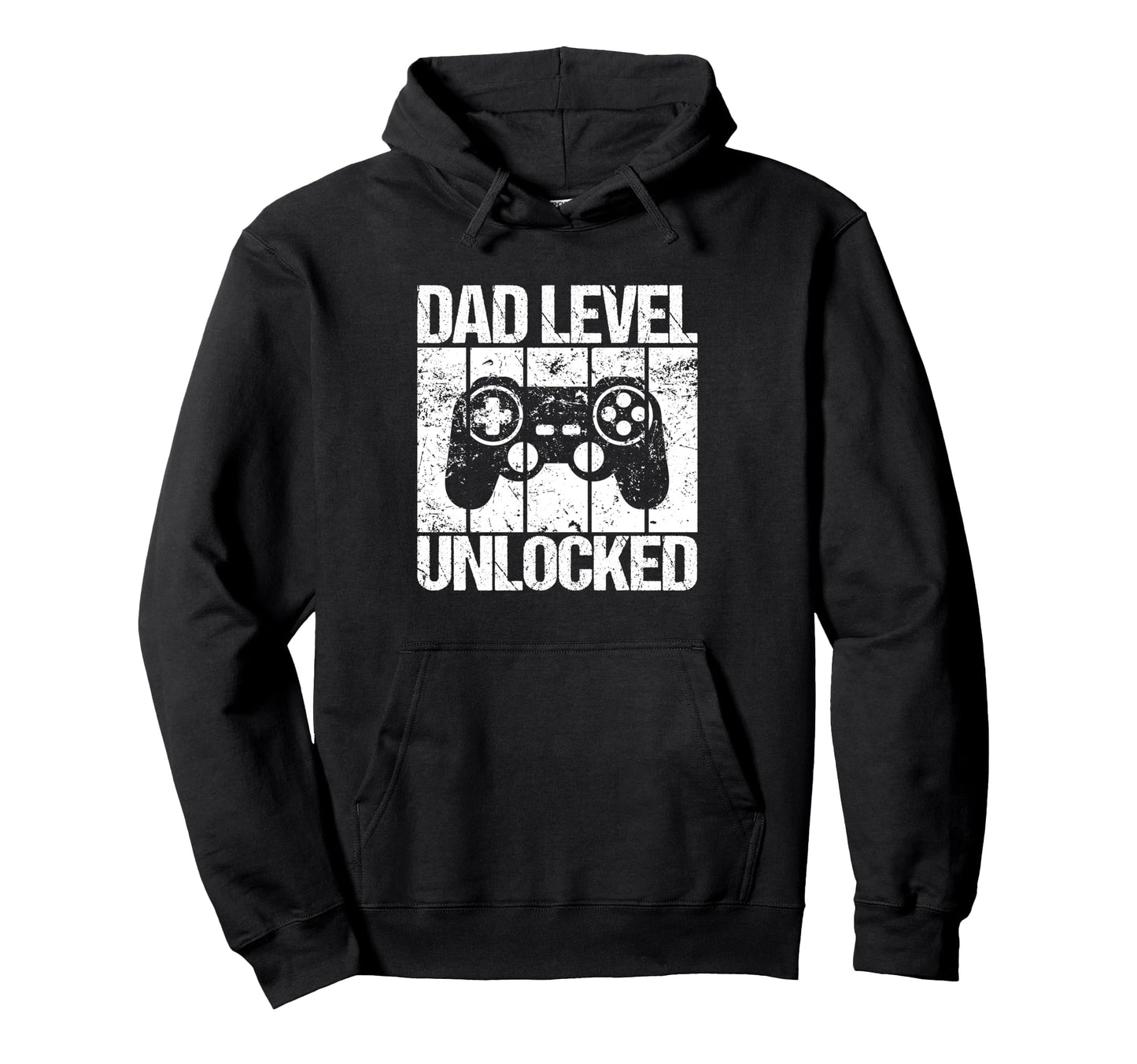 Dad Level Unlocked Gaming Hoodie - Casual Everyday Wear for Adults - T-Shirt, Sweatshirt, Hoodie