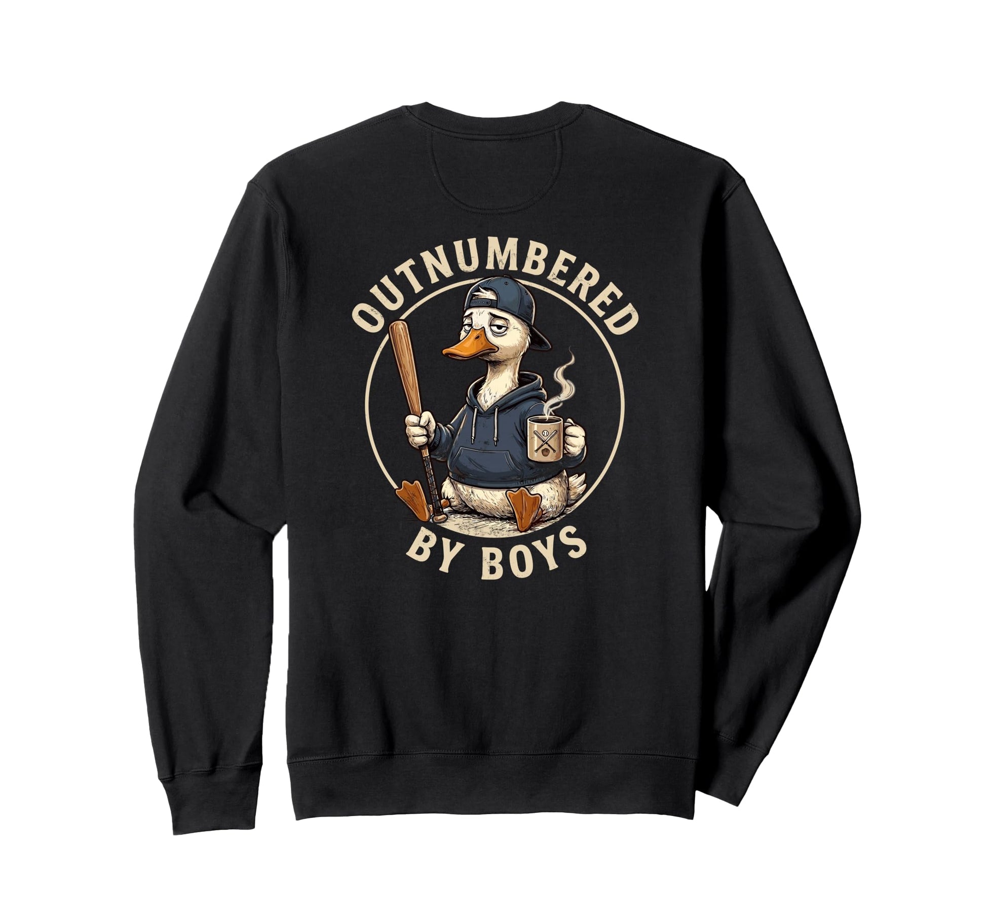 Outnumbered Mom Funny Mom Goose Family Sweatshirt - Custom Art Print Unisex - T-Shirt, Sweatshirt, Hoodie