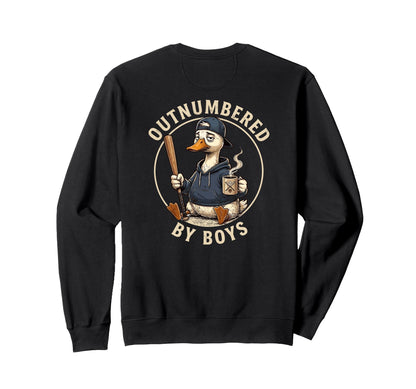 Outnumbered Mom Funny Mom Goose Family Sweatshirt - Custom Art Print Unisex - T-Shirt, Sweatshirt, Hoodie