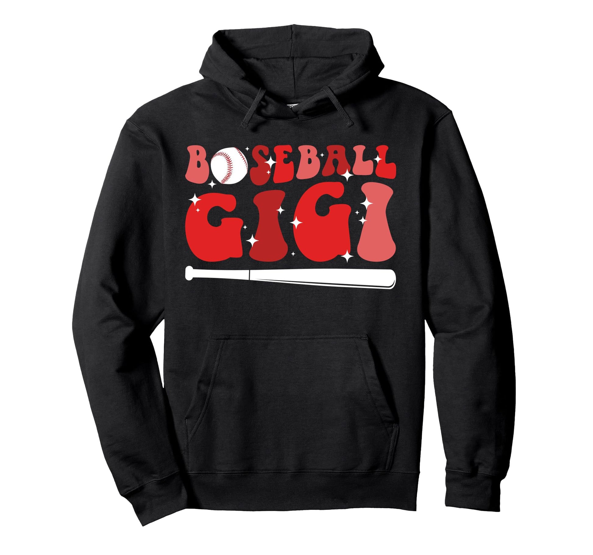 Baseball Gigi Groovy Grandma Gigi Hoodie - Unique Graphic for Adults - T-Shirt, Sweatshirt, Hoodie