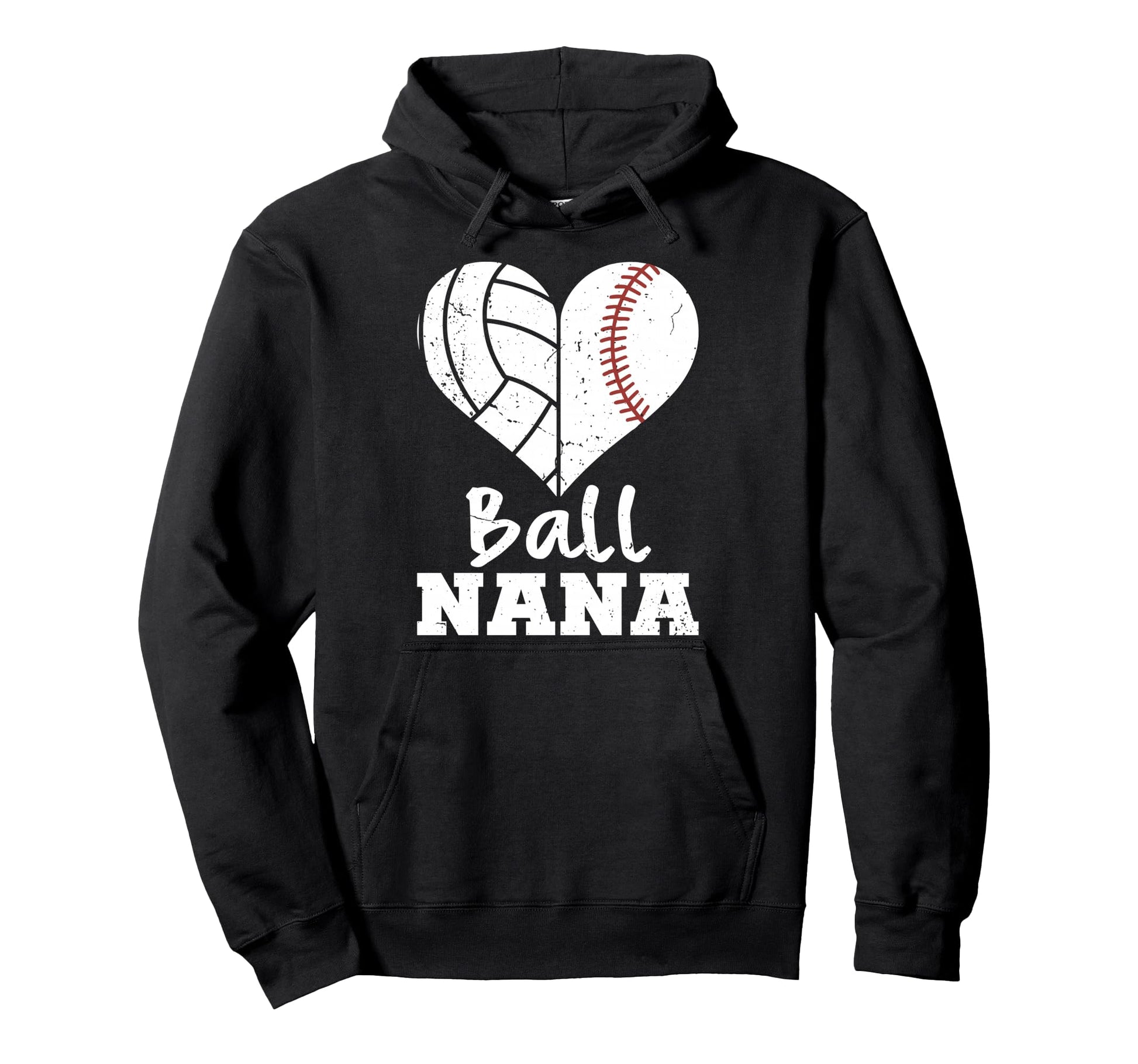 Ball Nana Volleyball Baseball Nana Hoodie - Streetwear Style for Adults - T-Shirt, Sweatshirt, Hoodie