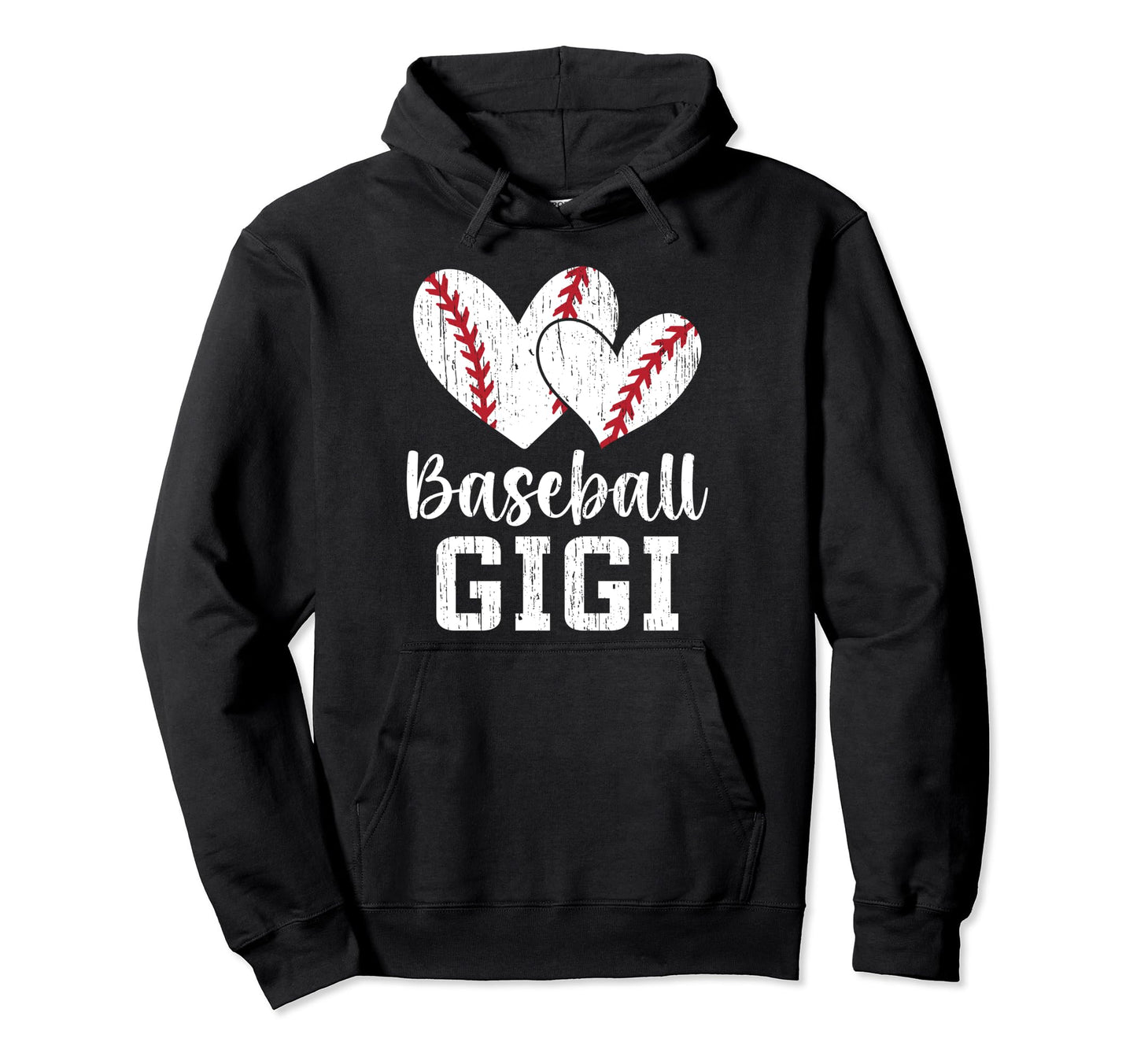 Baseball Gigi Hearts Grandma Gigi Baseball Hoodie - Novelty Apparel Unisex - T-Shirt, Sweatshirt, Hoodie
