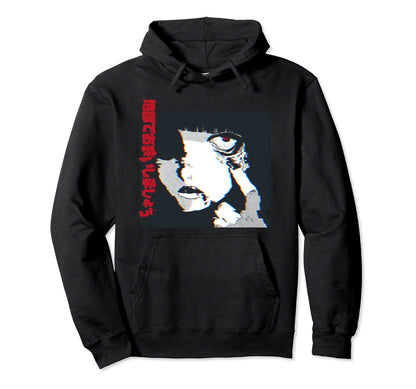Horror Anime Antisocial Glitchy Hoodie - Graphic Print for Adults - T-Shirt, Sweatshirt, Hoodie